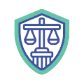 Icono de cumplimiento de estándares legales
