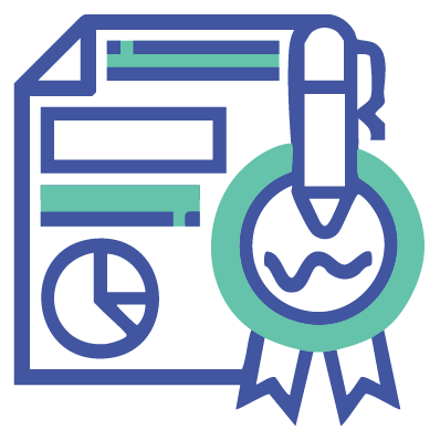 Document with official seal highlighting content for the translation of official government document