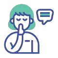 Icono de servicio de interpretación susurrada