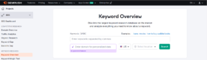SEO para ecommerce SEMRUSH