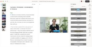 cómo traducir un podcast con Descript