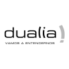 Nosotros Logotipo gris Dualia